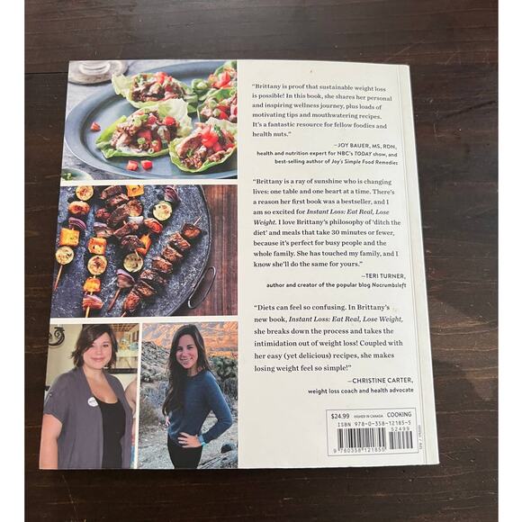 Instant Loss Eat Real Lose Weight Easy Recipes with Pictures Brittany Williams - Picture 2 of 5